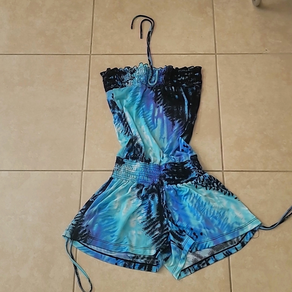 Beach Strapless Romper